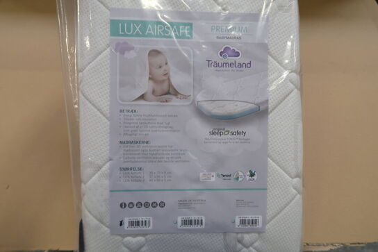2 stk. Träumleland Premium babymadras Lux Airsafe 1 30x75 cm