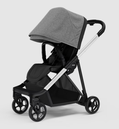 Thule Shine byvogn aluminium/grå melange
