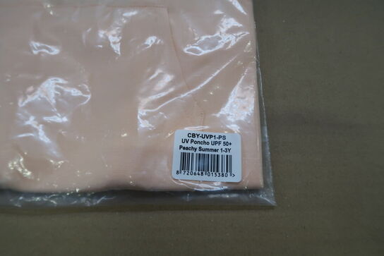 2 stk. Cloby UV Poncho – Peachy Summer – 1-3 år