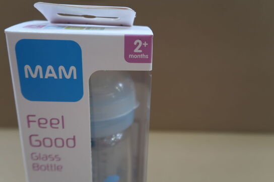 5 stk. MAM Sutteflaske  glas
