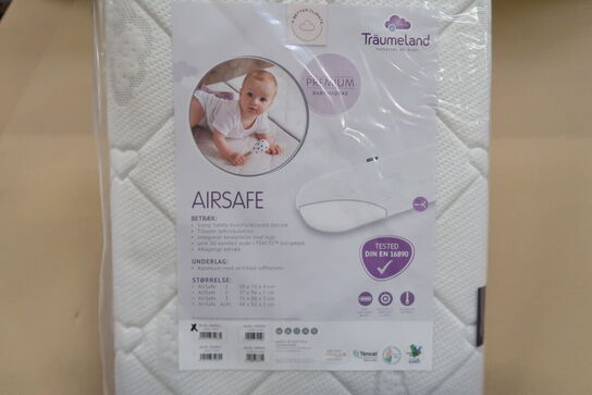 2 stk. Träumleland Premium babymadras Lux Airsafe 1 30x75 cm