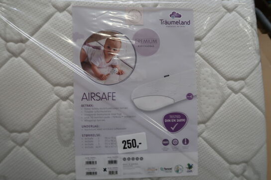 2 stk. Träumleland Premium babymadras Lux Airsafe ALFI 48x82x5 cm