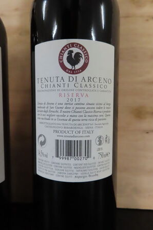 2 fl. Rødvin TENUTA DI ARCENO 750ml.