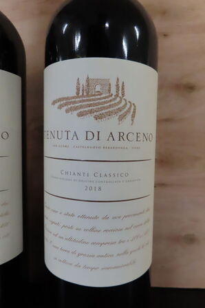 2 fl. Rødvin TENUTA DI ARCENO 750ml.
