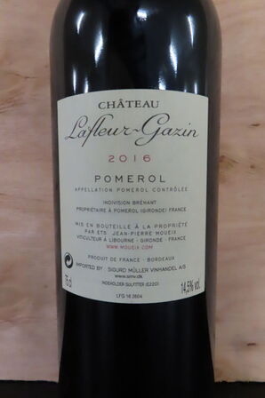 Rødvin CHATEAU LAFLEUR GAZIN 750ml.
