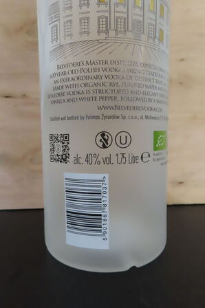 Vodka BELVEDERE 1750ml.