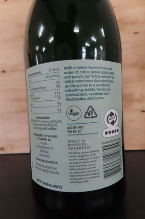 6 fl. Dealkoholiseret mousserende hvidvin CHEATEAU DEL ISH 750ml.