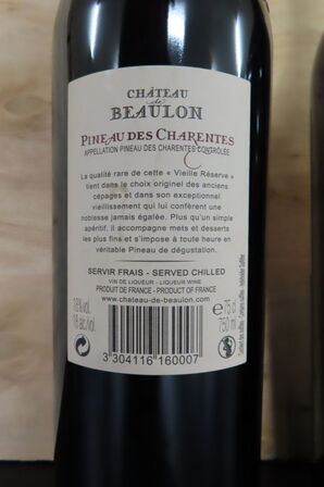 2 fl. Rødvin CHATEAU DE BEAULON 750ml.