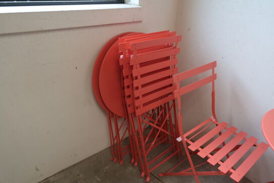 3 stk. Cafesæt med bord & 2 stole 