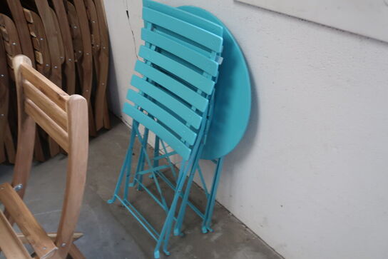 2 stk. Cafesæt med bord & 2 stole 