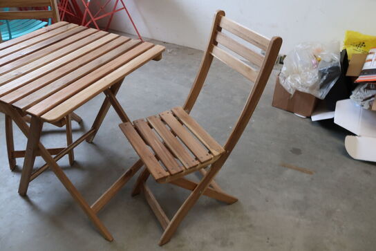 2 stk. Cafesæt med bord & 2 stole 
