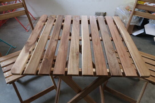 2 stk. Cafesæt med bord & 2 stole 