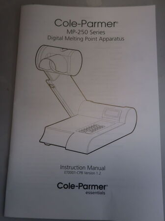 Digitalt smeltepunktsapparat COLE-PARMER MP-250