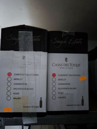 24. fl Rødvin  CASAS DEL TOUQUI Cabernet Sauvignon