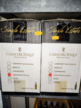 24 fl. Hvidvin  CASAS DEL TOUQUI Sauvignon Blanc