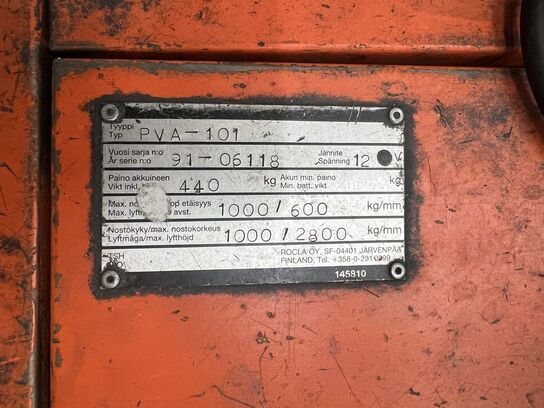 Pallestabler ROCLA PVA-101