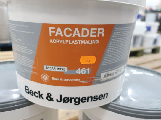 Facademaling BECK & JØRGENSEN 461 3x9L Hvid