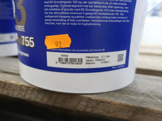 Træbeskyttelse BECK & JØRGENSEN B3 755 5x2,7L C-Base