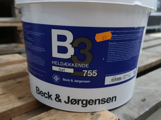 Træbeskyttelse BECK & JØRGENSEN B3 755 2x10L Sort