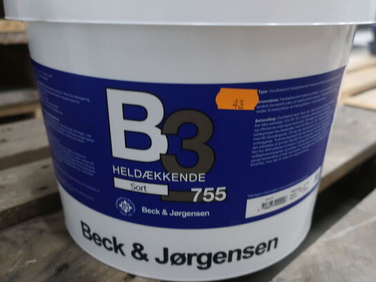 Træbeskyttelse BECK & JØRGENSEN B3 755 2x10L Sort