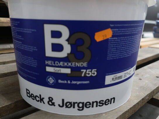 Træbeskyttelse BECK & JØRGENSEN B3 755 2x10L Sort