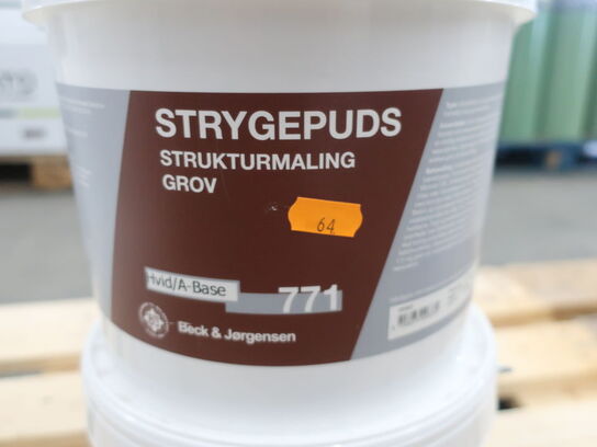 Strygepuds grov BECK & JØRGENSEN 711 2x4,5L Hvid A-Base