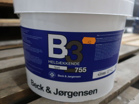 Træbeskyttelse BECK & JØRGENSEN B3 755 2x10L Sort