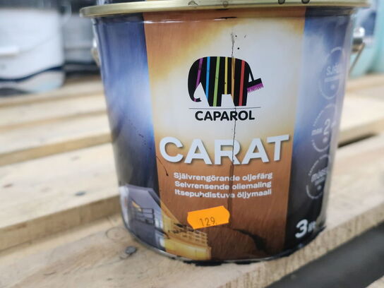 Træbeskyttelse CAPAROL CARAT 2x2,85L Hvid / Base 1