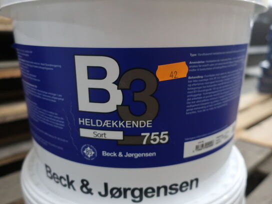 Træbeskyttelse BECK & JØRGENSEN B3 755 2x10L Sort