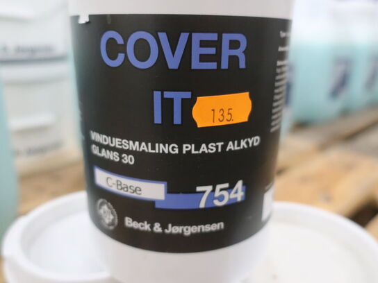 Vinduesmaling BECK & JØRGENSEN COVER IT 754 3x0,9L A+C-Base