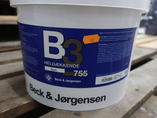 Træbeskyttelse BECK & JØRGENSEN B3 755 2x10L Sort