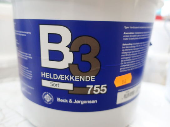 Træbeskyttelse BECK & JØRGENSEN B3 755 5x5L Sort