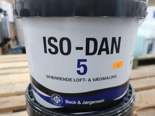 Spærrende vægmaling BECK & JØRGENSEN ISO-DAN 5  2x10L Hvid S 0500N