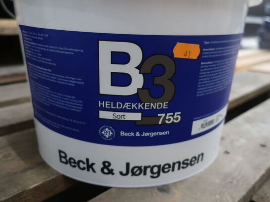 Træbeskyttelse BECK & JØRGENSEN B3 755 2x10L Sort