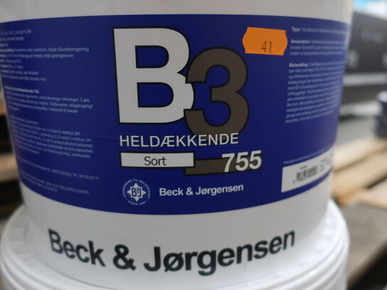 Træbeskyttelse BECK & JØRGENSEN B3 755 2x10L Sort