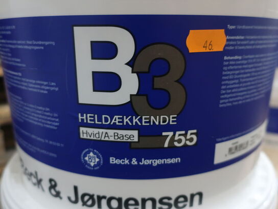 Træbeskyttelse BECK & JØRGENSEN B3 755 2x9L Hvid/A-Base