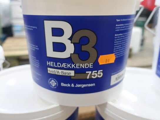 Træbeskyttelse BECK & JØRGENSEN B3 755 5x2,7L Hvid A-Base