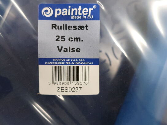 Rullesæt PAINTER 25 cm valse + bakke 10 stk. (ubrugt)