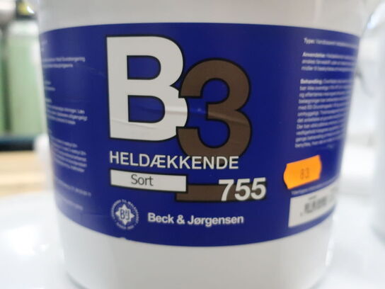 Træbeskyttelse BECK & JØRGENSEN B3 755 5x5L Sort