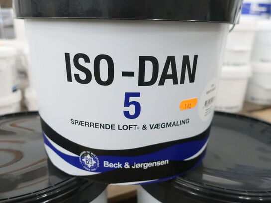 Spærrende vægmaling BECK & JØRGENSEN ISO-DAN 5  3x10L Hvid S 0500N