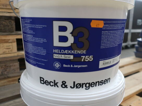 Træbeskyttelse BECK & JØRGENSEN B3 755 2x9L Hvid/A-Base