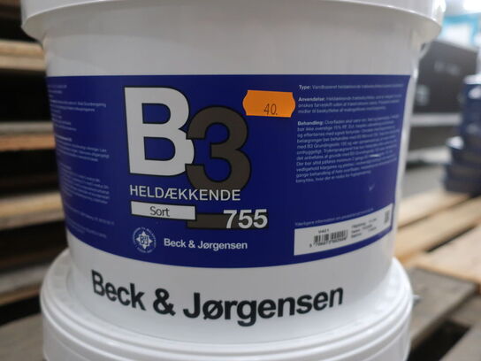 Træbeskyttelse BECK & JØRGENSEN B3 755 2x10L Sort