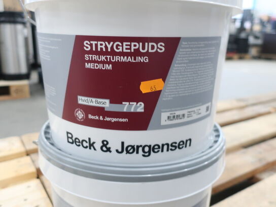 Strygepuds medium BECK & JØRGENSEN 772 2x9L Hvid A-Base