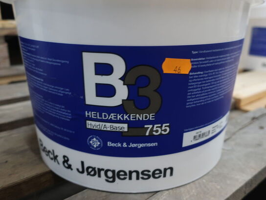 Træbeskyttelse BECK & JØRGENSEN B3 755 2x9L Hvid/A-Base