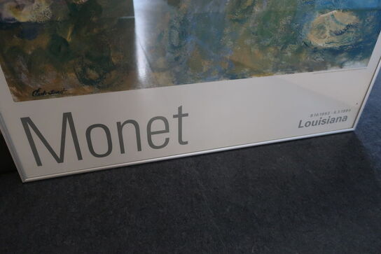 Indrammet plakat Monet - Louisiana