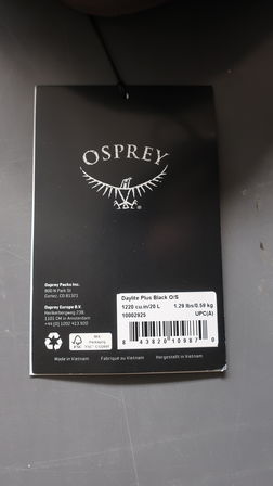 Rygsæk OSPREY Daylite Plus Black