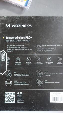 4 stk. beskyttelsesglas til tablets WOZINSKY Tempered Glass PRO+