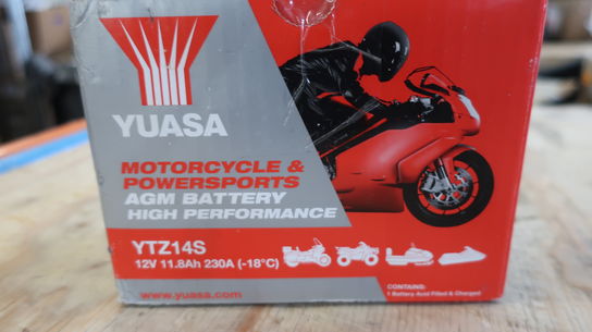 Batteri til motorcykel YUASA YTZ14s