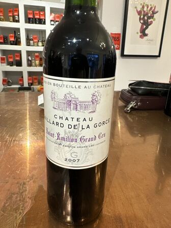 1 fl. Chateau gaillard de la  gorce Saint-Emilion Grand Cru 2007 MOMSFRI