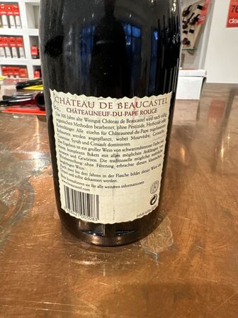 1 fl. Château de beaucastel châteauneuf-du-pape 2005 MOMSFRI